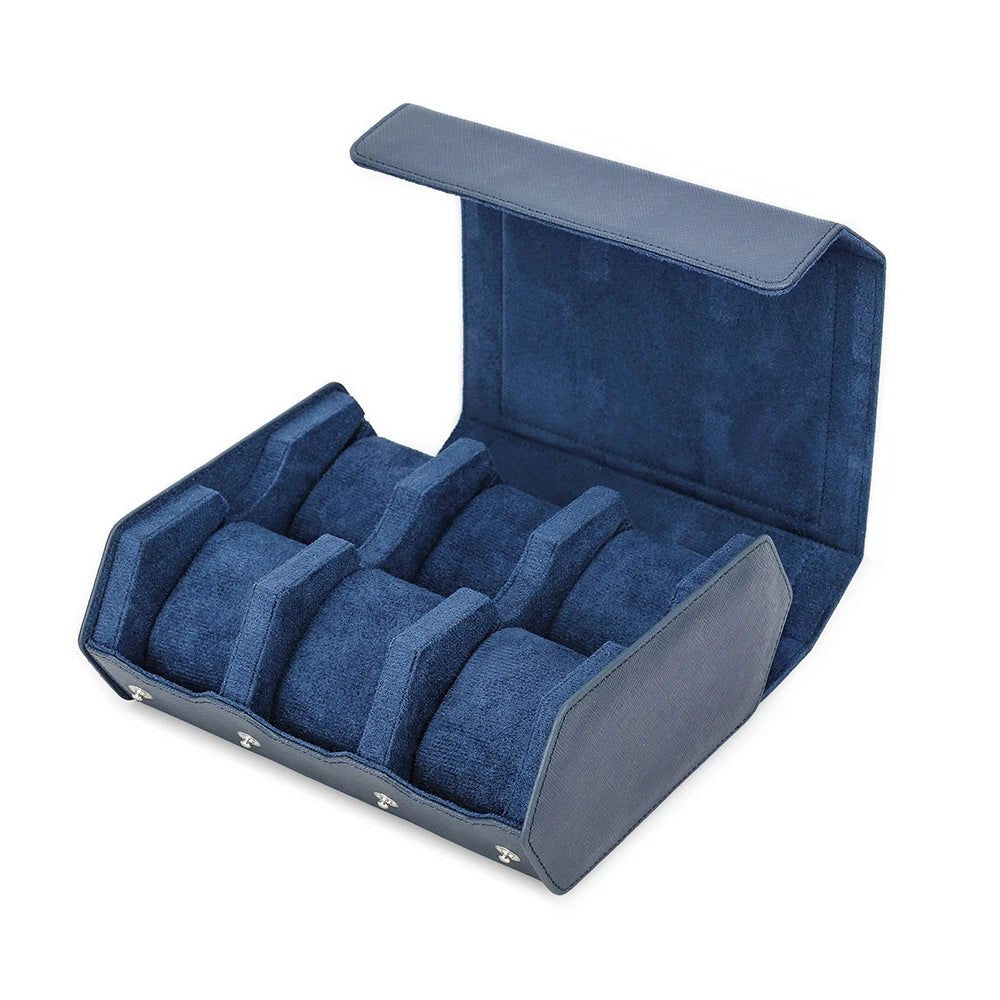 Hexagon Genuine Leather Watch Box - WatchMatic