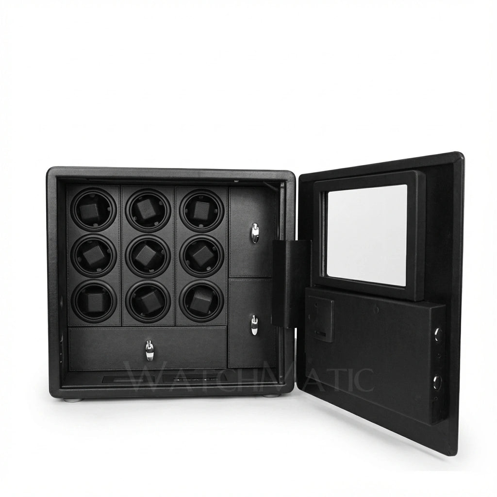 WatchMatic Kovra Vault Series 9 - Watch Winder Safe Box - WatchMatic