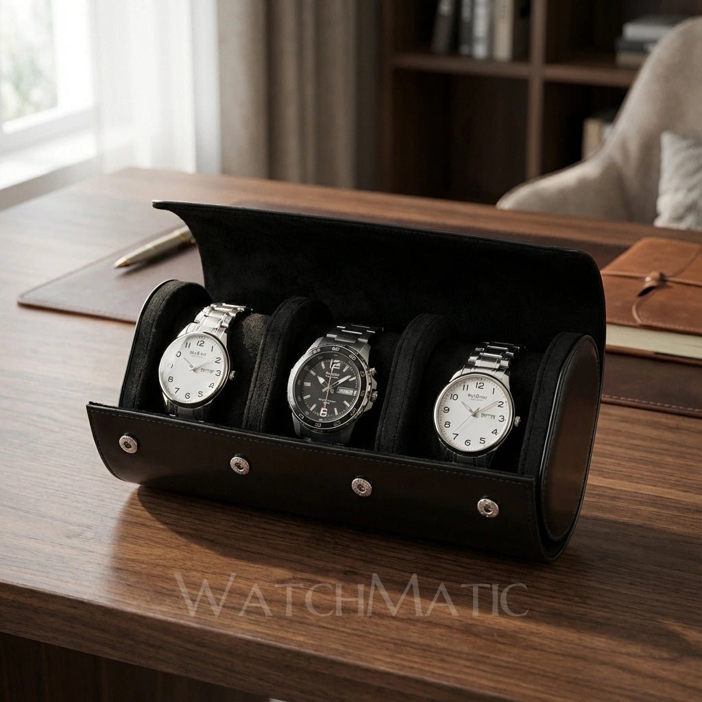 WATCHMATIC Nomad Triple Watch Roll 14:350850JT-49;400036410:9194567219Just Box - WatchMatic