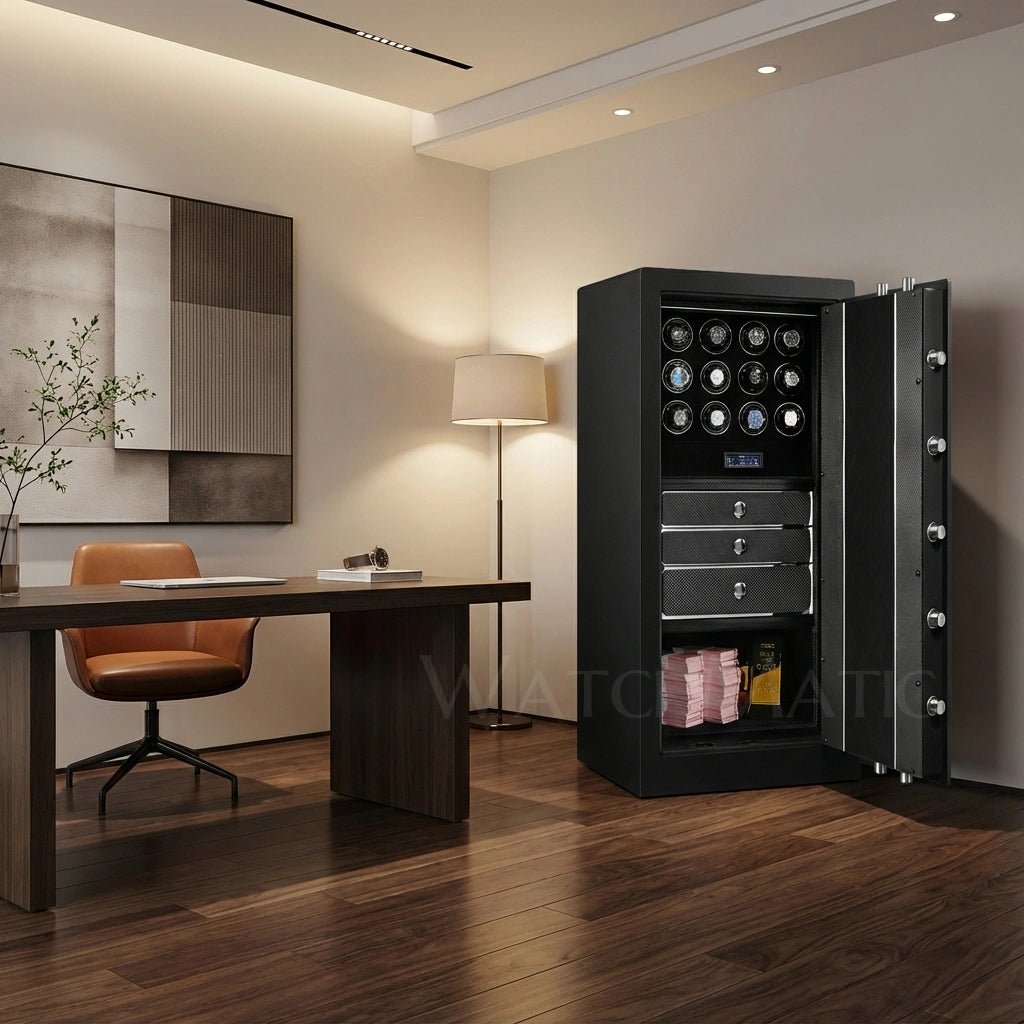 WatchMatic Titan Vault Series – Watch Winder Safe Box - WatchMatic