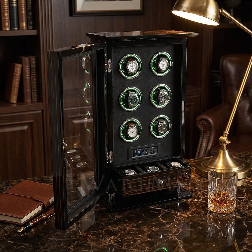 buy Alto 6 - Slot Watch Winder at WatchMatic with free shipping