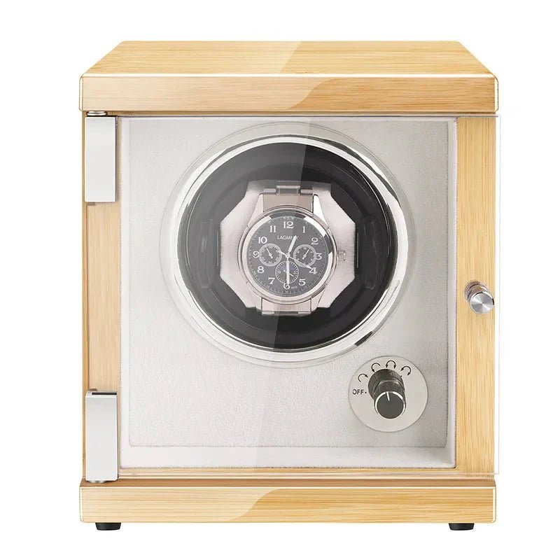 WATCHMATIC Bruno Beige Luxury Watch Winder - 6 Slots 14:200003699Beige-6;5:201452367Vertical type D - WatchMatic